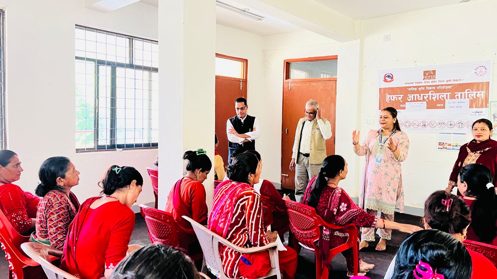 महिलाहरुलाई ‘हेफर आधारशिला’ तालिम