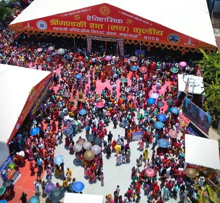 कोटिहोममा एकै दिन झन्डै ५ लाख भक्तजनको उपस्थिति, २१ करोड दीप प्रज्वलन